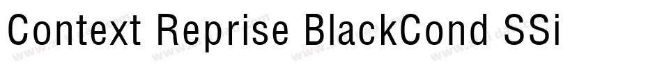 Context Reprise BlackCond SSi Normal字体转换